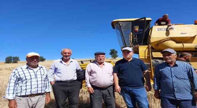 Sungurlu ’da biçerdöverler dane kaybına karşı denetlendi
