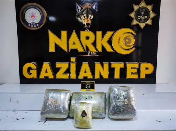 Gaziantep’te çok sayıda uyuşturucu hap ele geçirildi