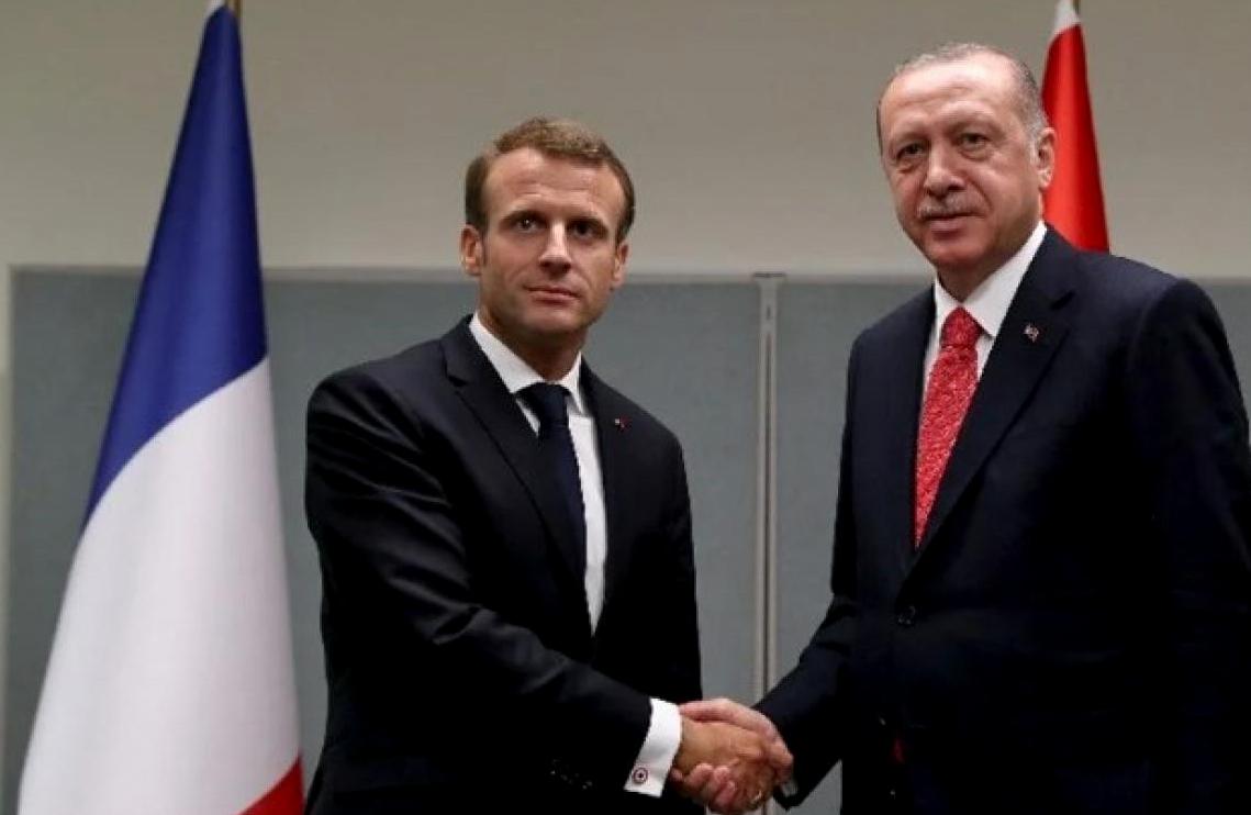 Cumhurbaşkanı Erdoğan, Fransa Cumhurbaşkanı Macron ile görüştü