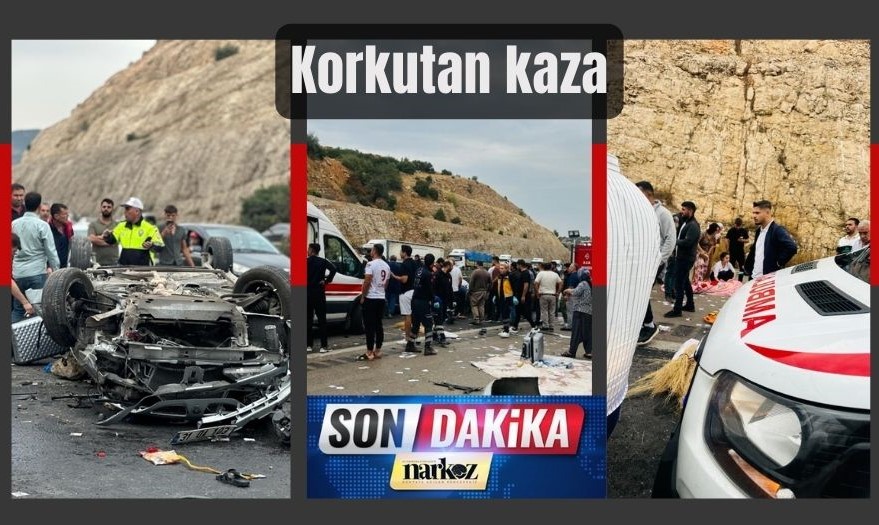 Kaygan zemin nedeniyle meydana gelen kaza korkuttu