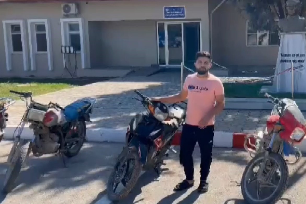 Gaziantep Jandarma 4 adet motosiklet çalan 3 şüpheliyi yakaladı