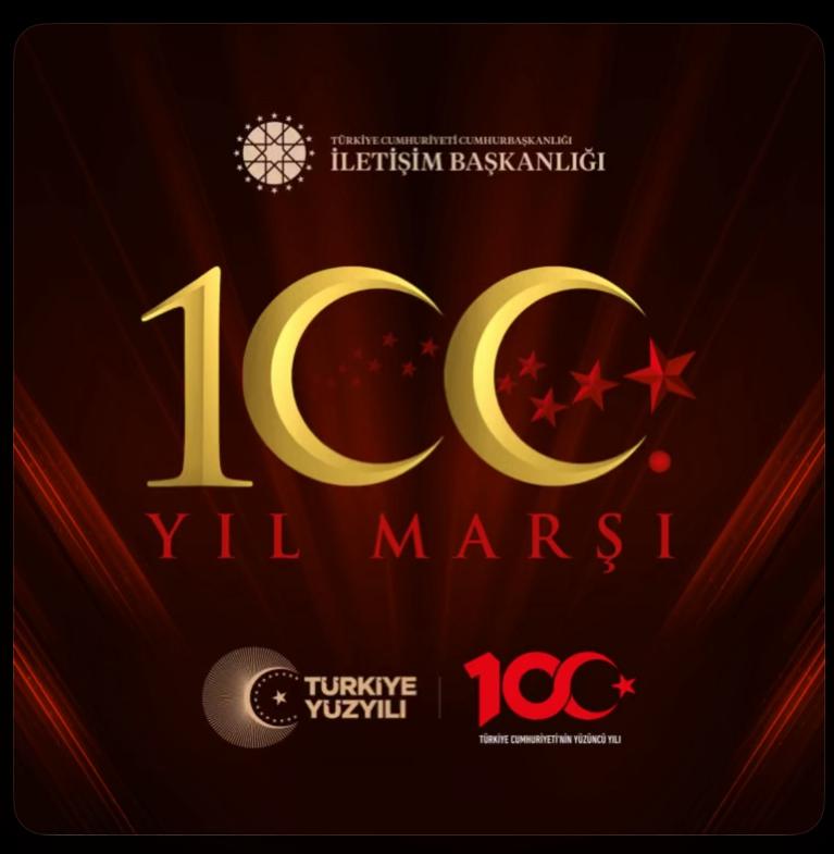 100. Yıl Marşı kapsamında düzenlenen yarışmada kazanan eserler ödüllendirildi