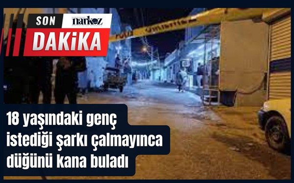 İstediği şarkı çalmayınca düğünü kana buladı