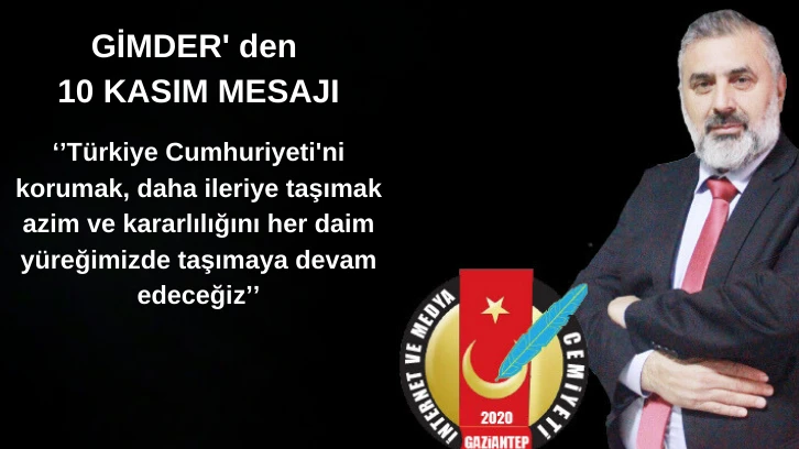 Başkan Sabah'tan 10 Kasım mesajı