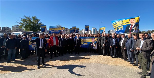 Hasan Teke'den miting gibi adaylık başvurusu