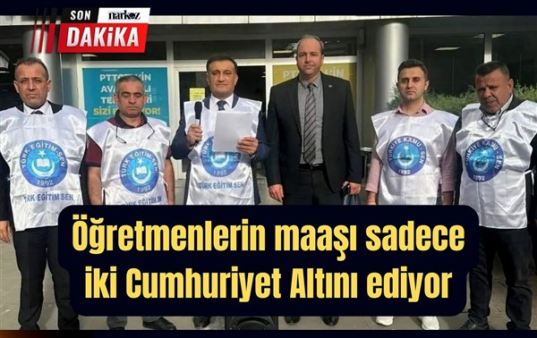 Türk Eğitim Sen Gaziantep Şube Başkanı Avan, "Önlük değil ikramiye istiyoruz"