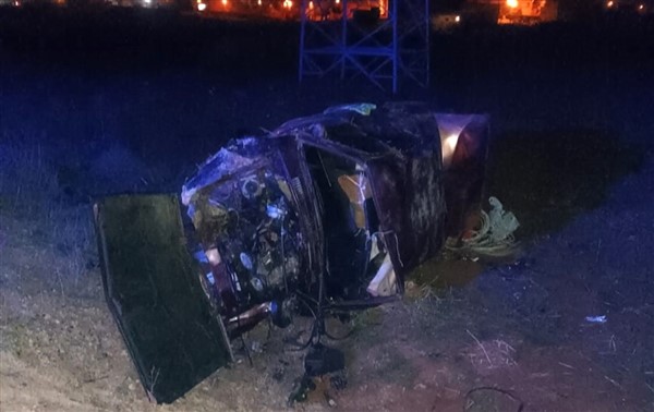 Direksiyon hakimiyeti kaybolan otomobil takla attı: 1 ölü, 1 yaralı