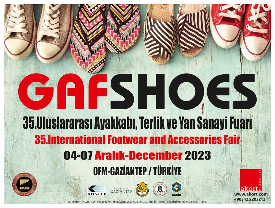 GAFSHOES 35. Uluslararası Ayakkabı, Terlik ve Yan Sanayi  Fuarı başlıyor