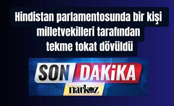 Hindistan parlamentosunda bir kişi milletvekilleri tarafından tekme tokat dövüldü