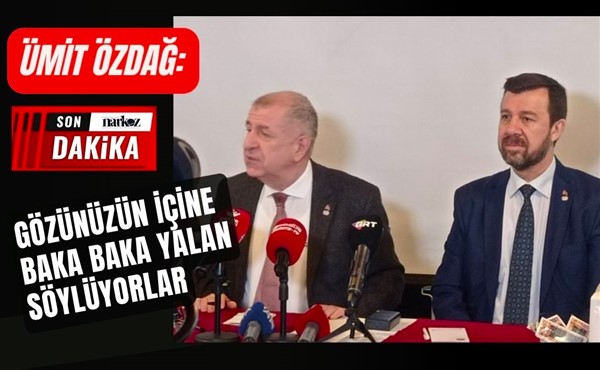 Özdağ, "Biz ihale ve rant partisi değiliz"