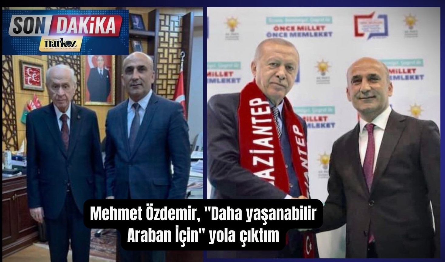 Mehmet Özdemir, "Daha yaşanabilir Araban İçin" yola çıktım