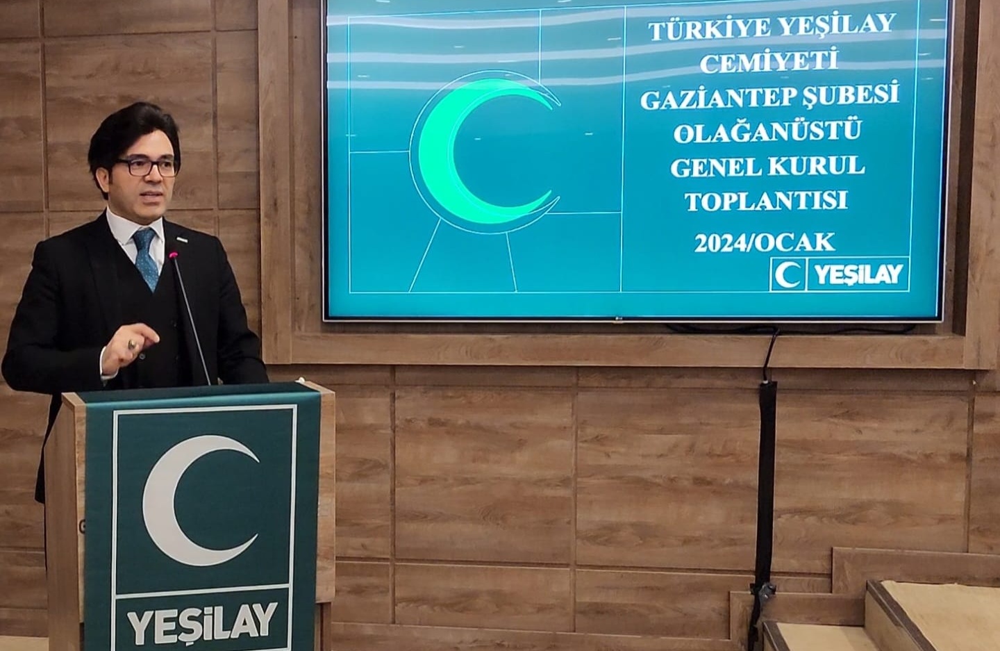 Yeşilay Gaziantep Şube Başkanı, Prof. Dr. Haluk Şen oldu