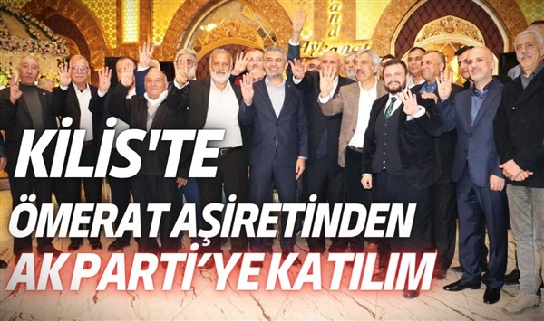 Kilis'te Ömerat Aşireti'nden AK Partiye destek sözü