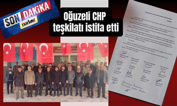 CHP Oğuzeli teşkilatı kazan kaldırdı, top yekûn istifa ettiler