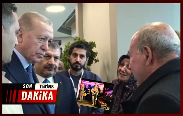 Cumhurbaşkanı Erdoğan, yaralı teknisyen Emrah Yıldız'ı hastanede ziyaret etti