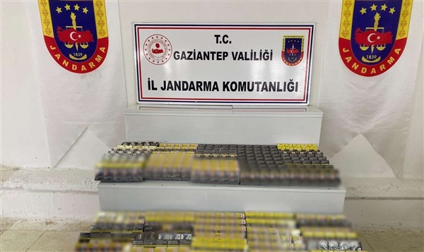 1 Milyonluk kaçak sigaraya Jandarma el koydu