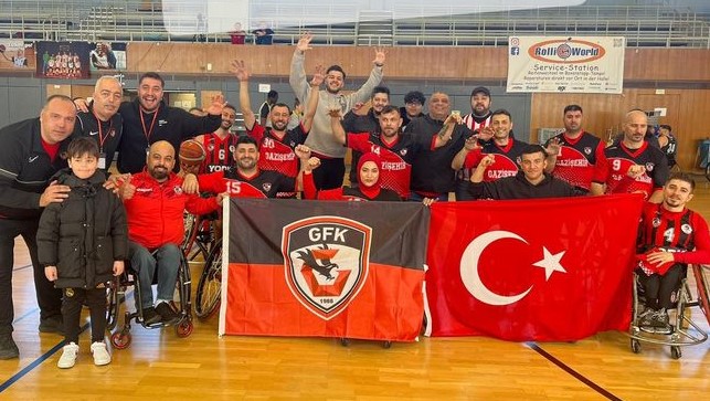 Gazişehir Basketbol, Almanya'da çarptı geçti
