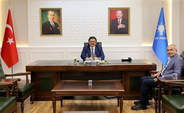 MHP İl başkanı Bozgeyik'ten, AK Parti İl Başkan Vekili Şerbetçi'ye ziyaret
