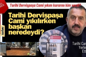 Tarihi Camiyi Yerle Bir Ettiler