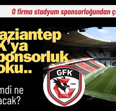 Gaziantep FK'ya şok etkisi...O firma sponsorluktan çekildi