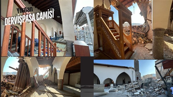 Tarihi Camiyi Yerle Bir Ettiler