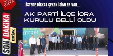Ak Parti Şehitkamil ilçe yönetimi icra kurulu belli oldu
