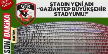 Gaziantep Büyükşehir Belediyesi, Gaziantep FK'ya sponsor oldu