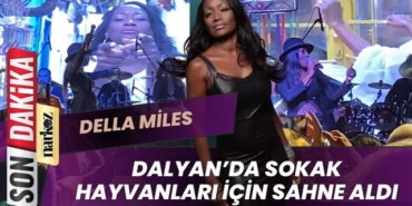 Della Miles, sokak hayvanları için sahneye çıktı: Muhteşem konseri Dalyan'ı salladı