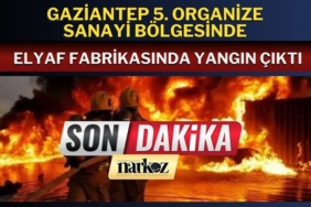 Gaziantep 5. Organize Sanayi Bölgesi'nde yangın