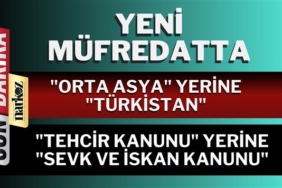 Milli Eğitim Müfredatında, Orta Asya yerine "Türkistan" kavramı kullanıldı!