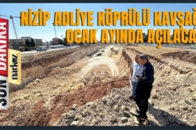 Nizip Adliye Köprülü Kavşak çalışmaları hızla ilerliyor