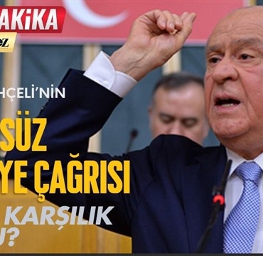 MHP Lideri Bahçeli'nin, Terörsüz Türkiye Çağrısı Nasıl Karşılık Bulacak?