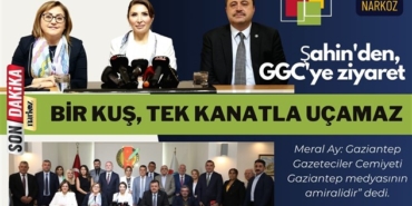 Şahin'den, GGC'ye ziyaret: "Biz sizinle ikiz kardeşiz"