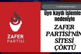 Zafer Partisi resmi internet sitesi çöktü