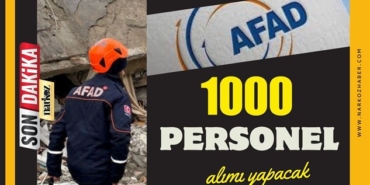 AFAD, 1000 personel alımı yapacak