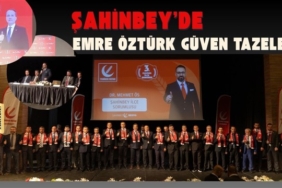 Şahinbey'de Emre Öztürk güven tazeledi