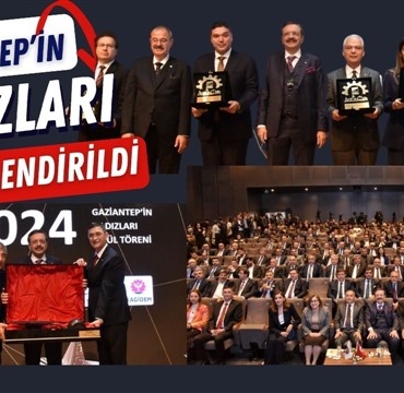 GSO Gaziantep'in Yıldızları Ödül Töreni Gerçekleştirildi
