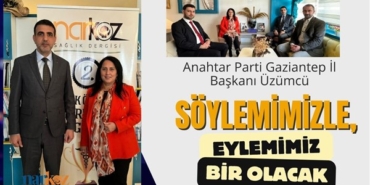 Anahtar Parti Gaziantep İl Başkanı Üzümcü, Narkoz Haber'i ziyaret etti