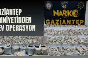 Gaziantep'te 3 milyon 204 bin uyuşturucu hap ele geçirildi: 5 tutuklama