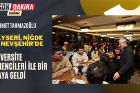 Başkan Tahmazoğlu Kayseri, Niğde ve Nevşehir'de Şahinbeyli Üniversite öğrencileriyle bir araya geldi