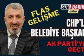CHP'li Karkamış Belediye Başkanı Mustafa Güzel, AK Parti'ye geçti