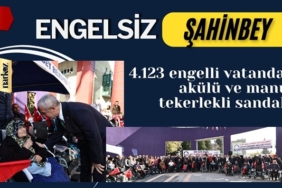 Şahinbey Belediyesi'nden 4.123 engelli vatandaşa akülü ve manuel tekerlekli sandalye