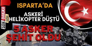SON DAKİKA! Askeri Helikopter Düştü