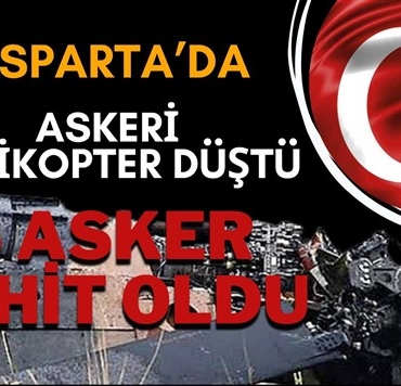 SON DAKİKA! Askeri Helikopter Düştü