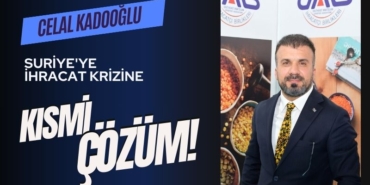 Suriye'ye ihracat krizine kısmi çözüm!