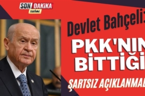 Devlet Bahçeli: PKK'nın bittiği şartsız açıklanmalı
