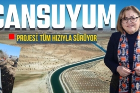 Gaziantep Cansuyum Projesi Tüm Hızıyla Sürüyor