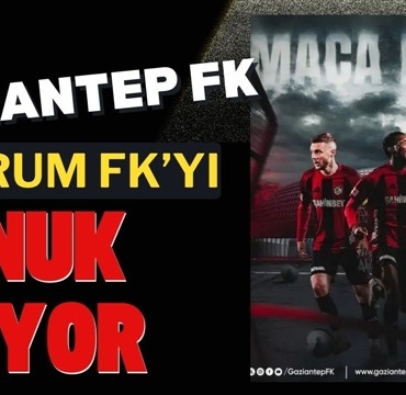 Gaziantep FK, Bodrum FK'yı Konuk Edecek