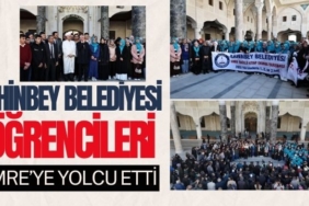 Şahinbey Belediyesi Öğrencileri Umre'ye Yolcu Etti