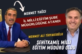 Mehmet Ali Tiryakioğlu, Şehitkamil Milli Eğitim Müdürlüğüne atandı